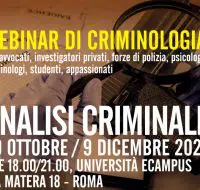 Webinar di Criminologia – Analisi Criminale
