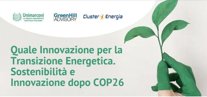 Sostenibilità e Innovazione dopo COP26
