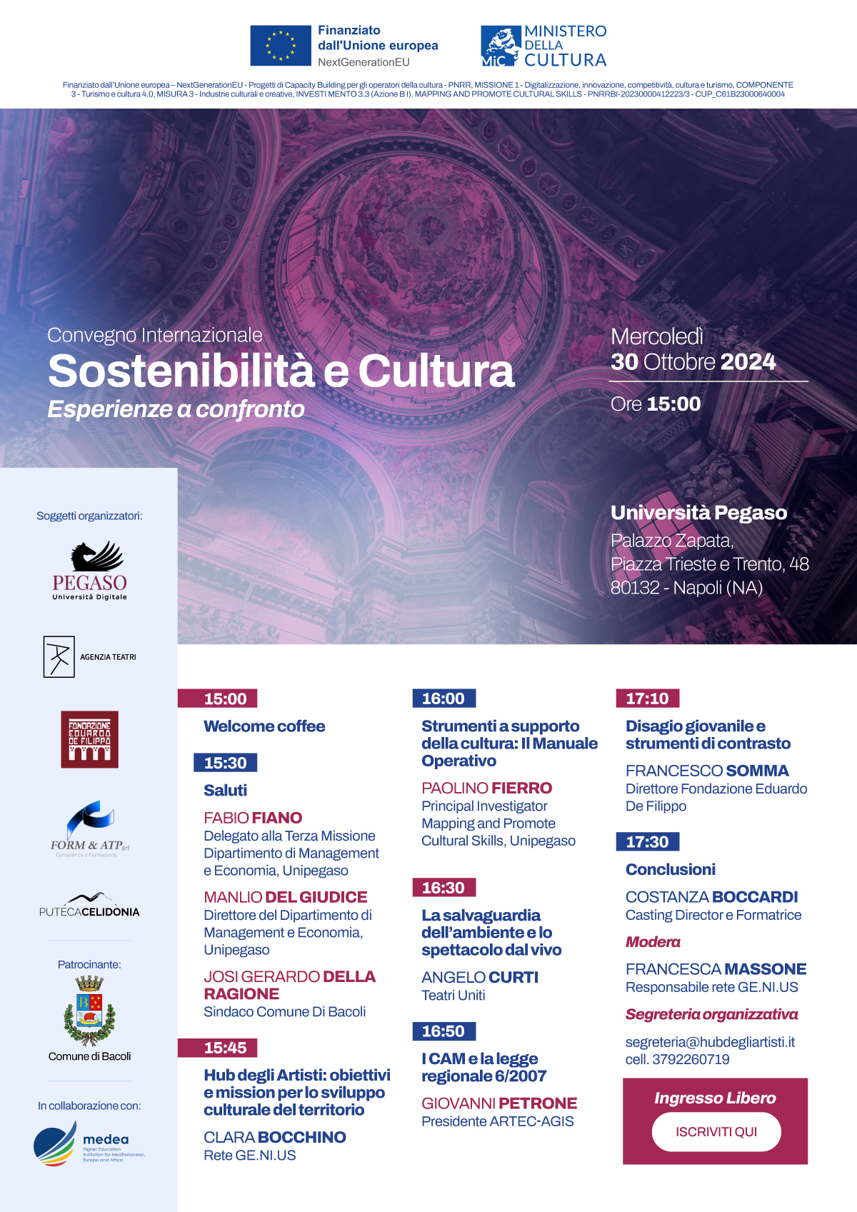 Sostenibilità e Cultura Esperienze a Confronto