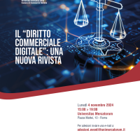 Il “Diritto commerciale digitale”: una nuova rivista