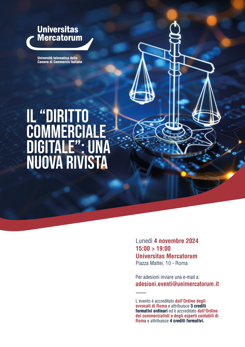 Il “Diritto commerciale digitale”: una nuova rivista