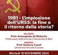 1991 – L’implosione dell’URSS: la fine o il ritorno della storia?