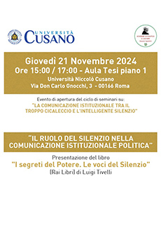 La comunicazione istituzionale tra il troppo cicaleccio e l’intelligente silenzio