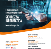 Il nuovo corso di Laurea Magistrale in Sicurezza Informatica