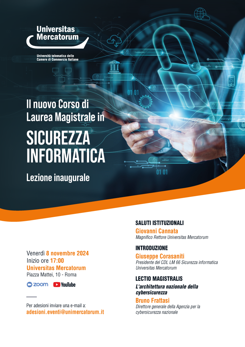 Il nuovo corso di Laurea Magistrale in Sicurezza Informatica