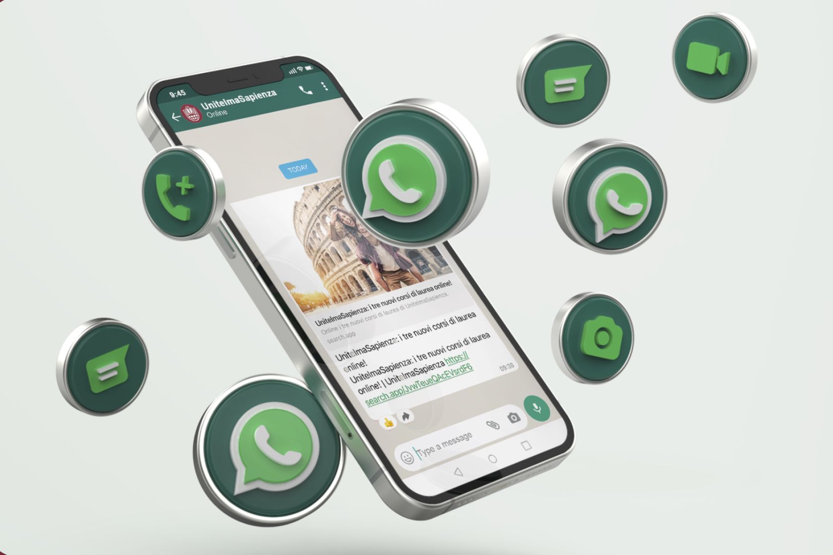 Unitelma Sapienza lancia il canale Whatsapp