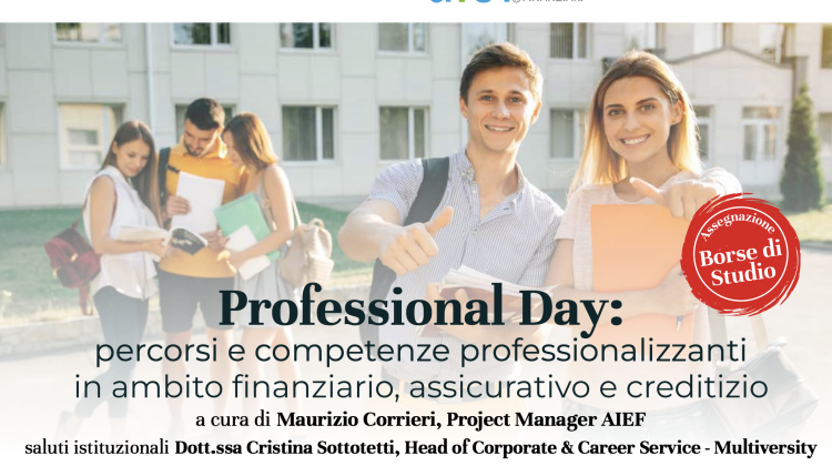 Introduzione alla professione e borse di studio AIEF