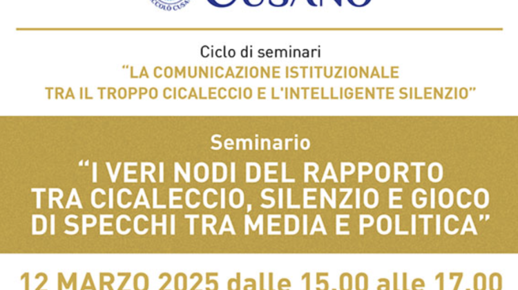 I veri nodi del rapporto tra il cicaleccio, silenzio e gioco di specchi tra media e politica