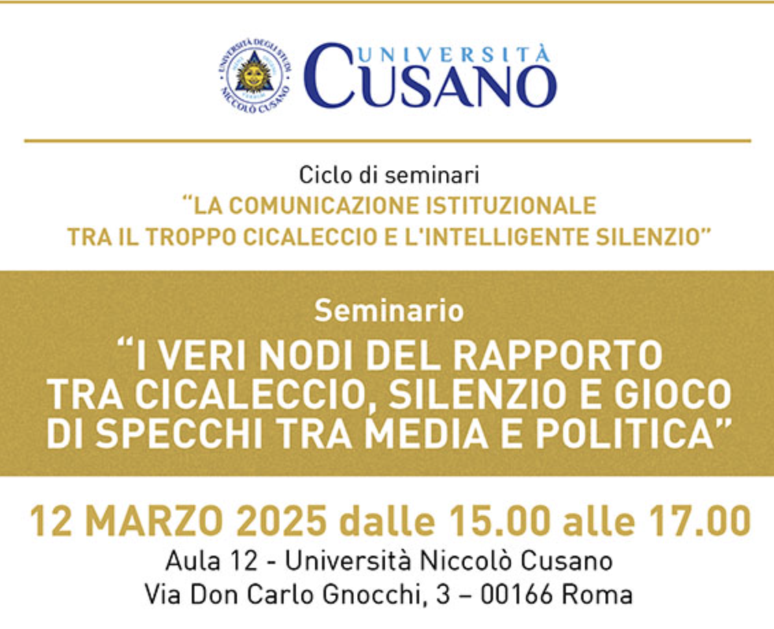 I veri nodi del rapporto tra il cicaleccio, silenzio e gioco di specchi tra media e politica