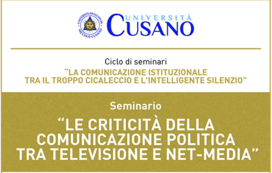 Le criticità della comunicazione politica tra televisione e net-media