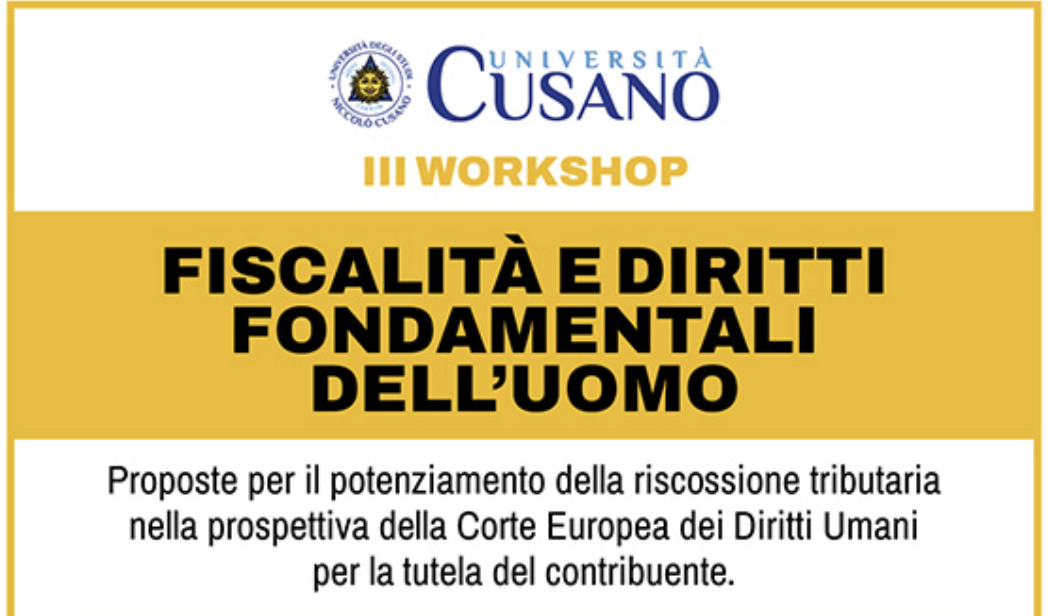 Fiscalità e diritti fondamentali dell’uomo