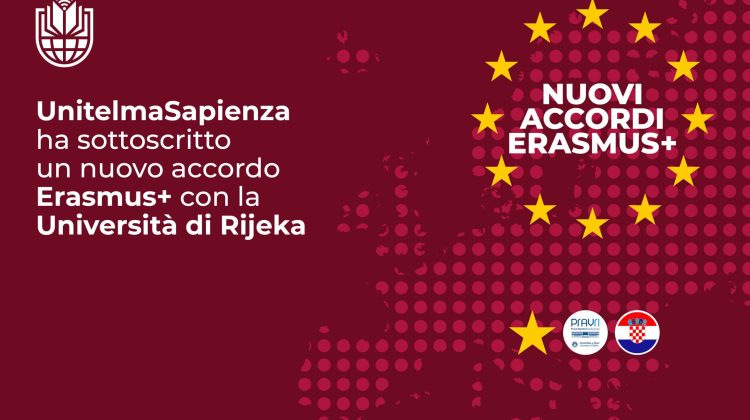 Accordo Erasmus+ tra Unitelma Sapienza e Università di Rijeka