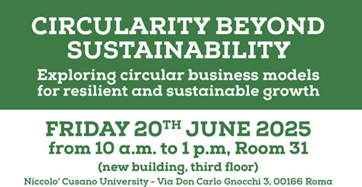 Circularity beyond sustainability