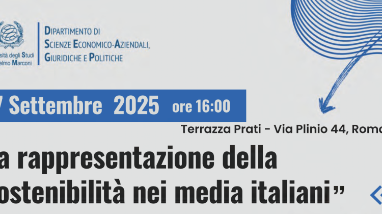 La rappresentazione della sostenibilità nei media italiani