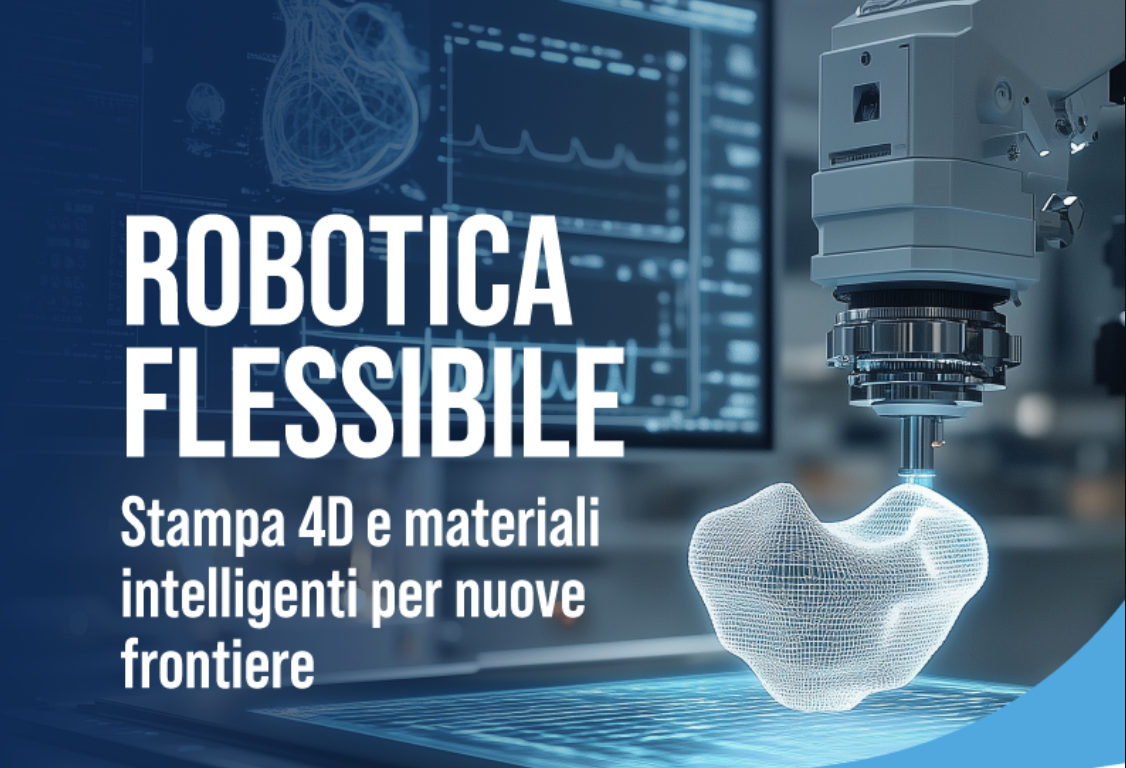 Robotica flessibile. Stampa 4D e materiali intelligenti per nuove frontiere