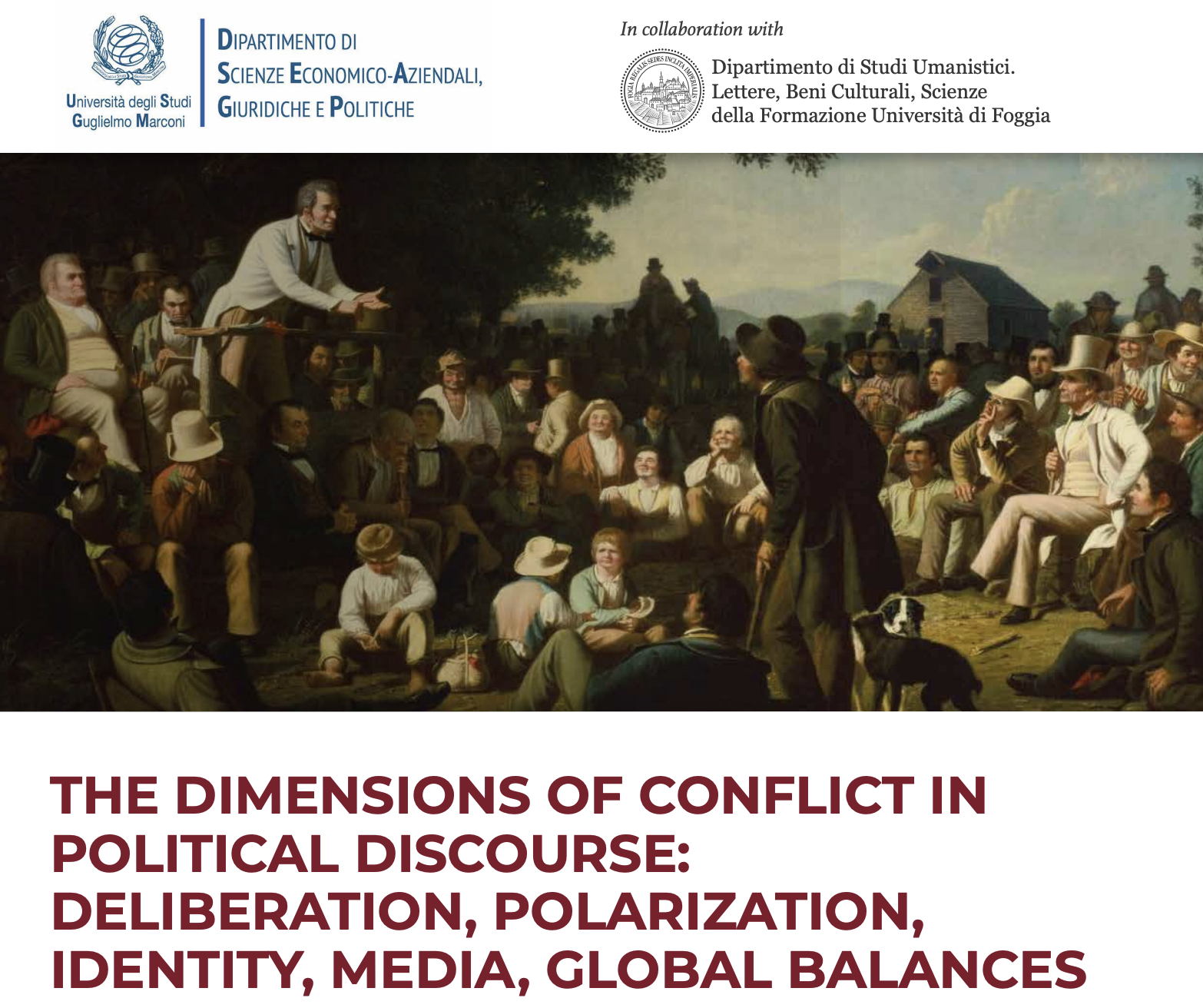 The Dimensions of Conflict in Political Discourse