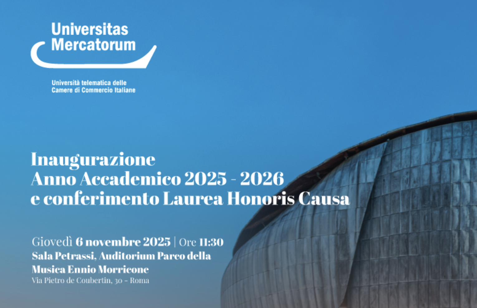 Inaugurazione dell’Anno Accademico 2025-2026