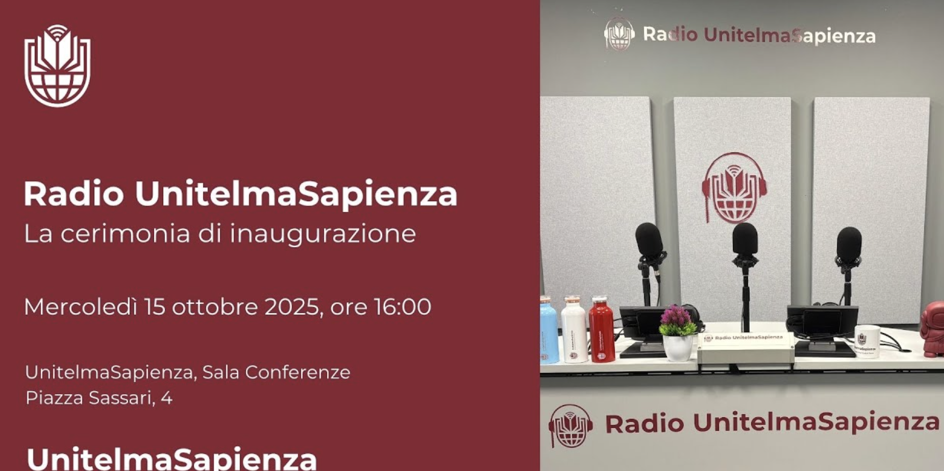 Inaugurazione Radio UnitelmaSapienza