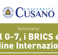 Il G-7, i BRICS e l’Ordine Internazionale