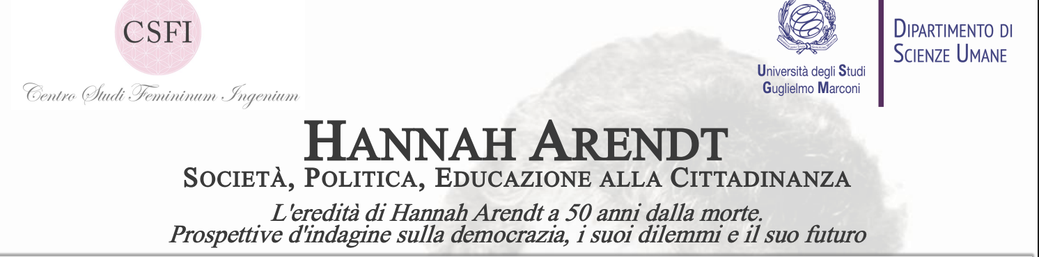 Hannah Arendt. Società, Politica, Educazione alla cittadinanza
