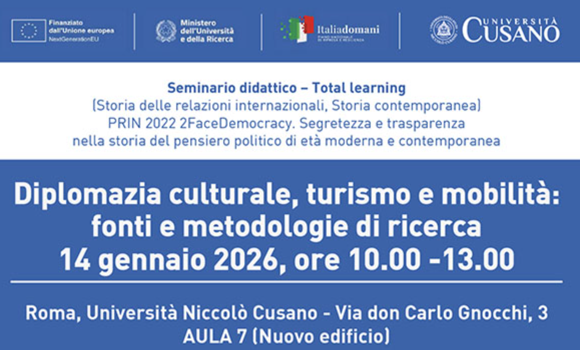 Diplomazia culturale, turismo e mobilità