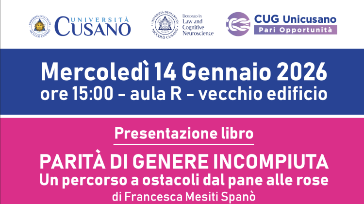 Presentazione del libro Parità di genere incompiuta