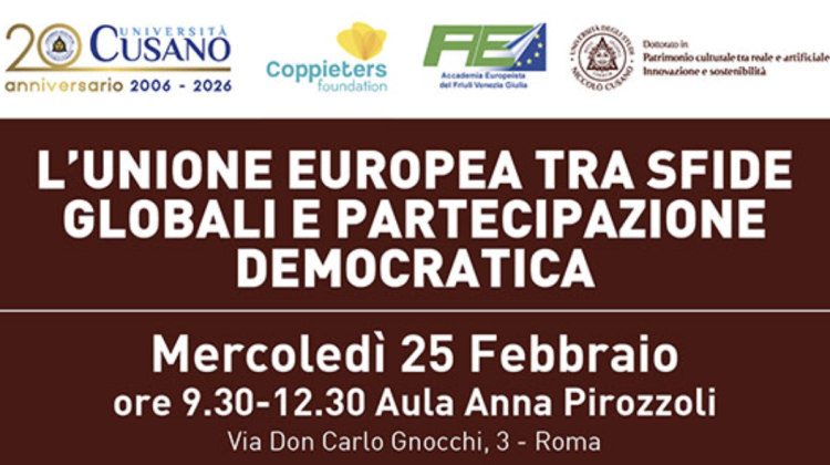 L’Unione Europea tra sfide globali e partecipazione democratica