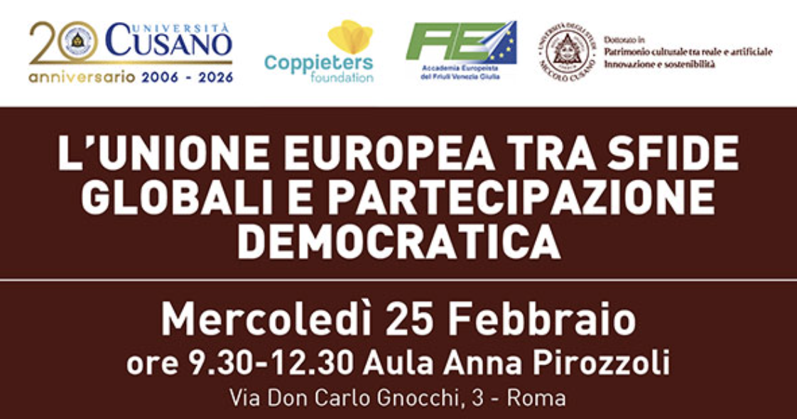 L’Unione Europea tra sfide globali e partecipazione democratica