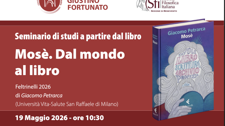 Presentazione del libro ‘Mosè. Dal mondo al libro’