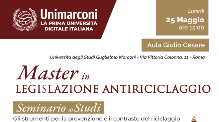 Seminario ‘Gli strumenti per la prevenzione e il contrasto del riciclaggio’