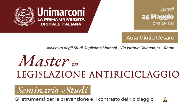 Seminario ‘Gli strumenti per la prevenzione e il contrasto del riciclaggio’