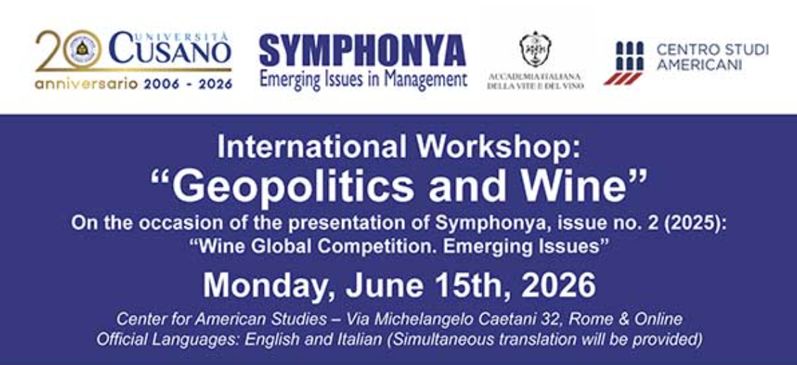 Workshop “Geopolitics and Wine”